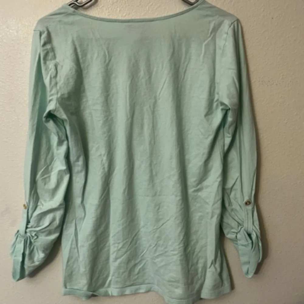 Lilly Pulitzer Light Green Blouse - Picture 3 of 3